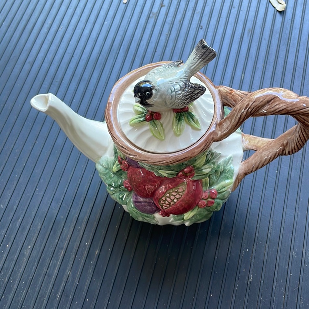 Vintage Fitz and Floyd 1992 44oz Teapot